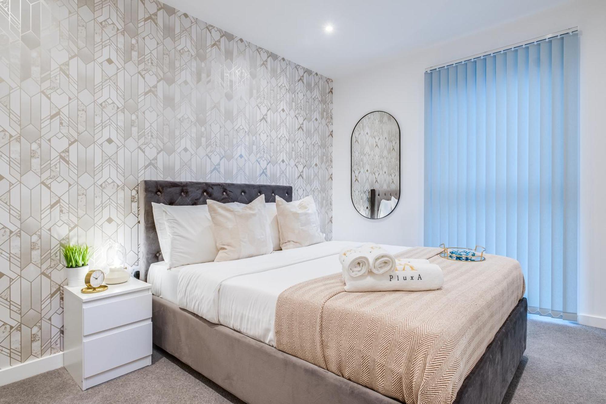 Pluxa Creme Opulence 5 Star Beautiful High End Apartment In Birmingham City Centre Exterior foto